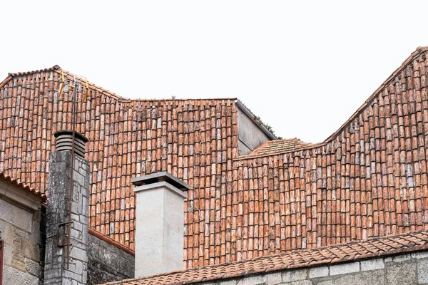 Side Building Covered Tiles Old Town Pontevedra Spain — Stock Photo, Image