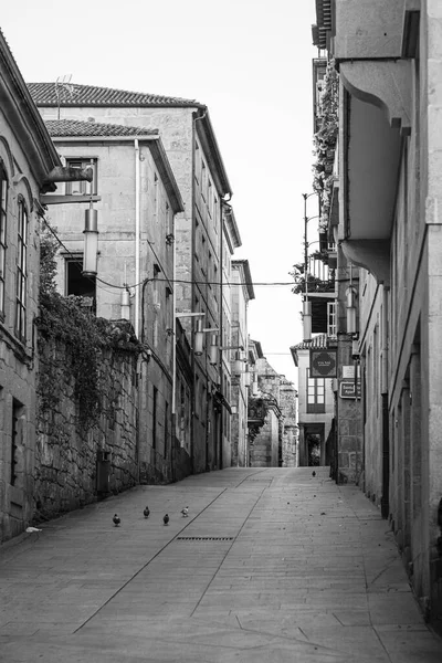 Pontevedra Spain July 2022 One Streets Historic Cacco City Granite — Zdjęcie stockowe