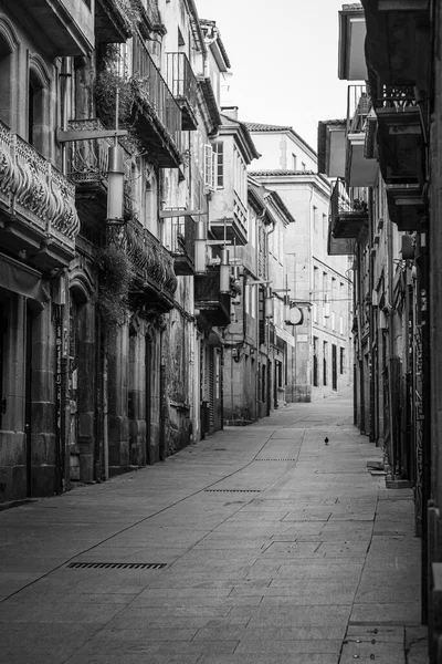 Pontevedra Spain July 2022 One Streets Historic Cacco City Granite — Stockfoto