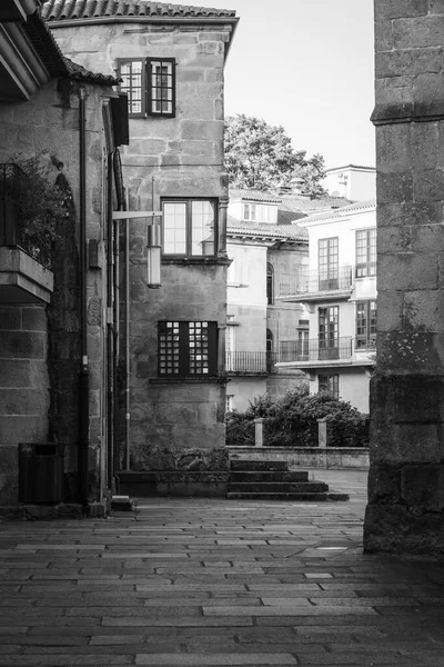 ガリツィア スペイン ポンテベドラの旧市街の路地の詳細 — ストック写真