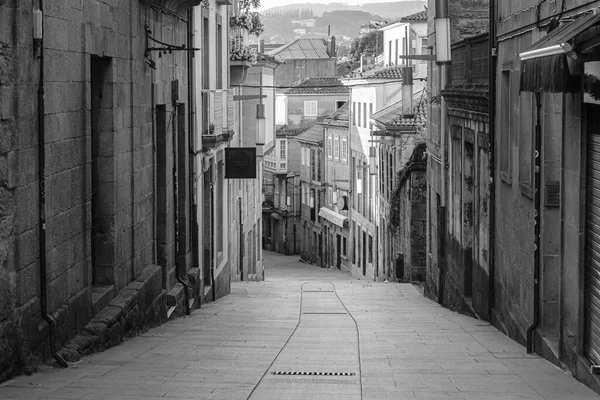 Pontevedra Espanha Julho 2022 Detalhe Uma Das Ruas Com Pisos — Fotografia de Stock