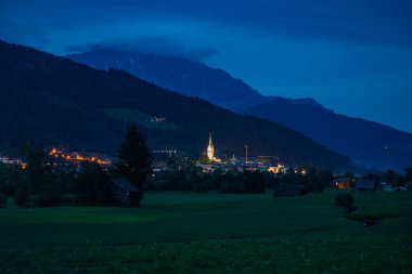 Geceleyin tarihi şehir Radstadt