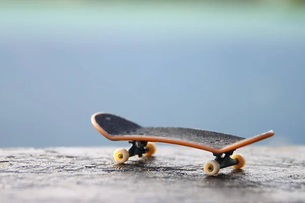 Concept Image Van Skateboard Urban View — Stockfoto