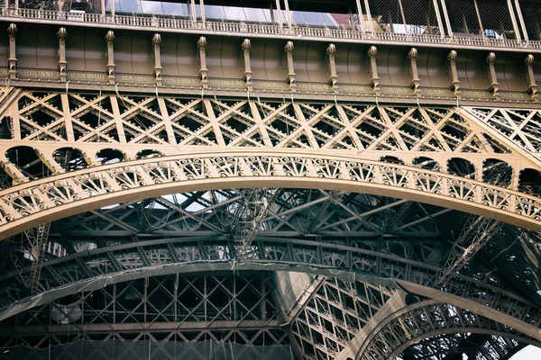 Imagen Parte Torre Eiffel París Francia — Foto de Stock