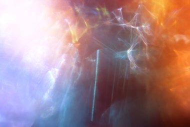 Parlak renkli, eğimli ve dalgalı desenli soyut arkaplan