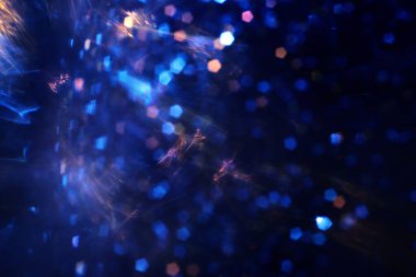 Bulanık kırılma ışığı, bokeh ya da işaret fişeği kaplama etkisi