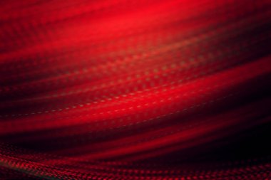 Koyu kırmızı ışık vuruyor. Hareket kavramı, büyük veri ve teknoloji