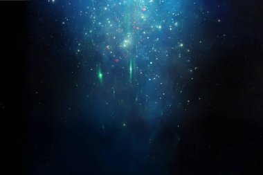 Yumuşak odak bokeh ışıklarının soyut arkaplanı