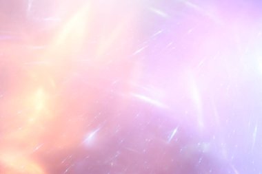 Parlak beyaz pastel merceğin arka planı ışık saçıyor. Soyut resim