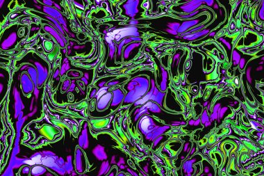 Girdaplı karışık renk fırtınası