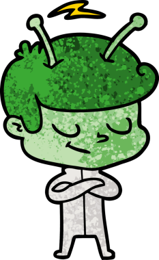 Orijinal dost çizgi film uzay adamı