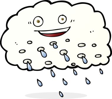 Orijinal mutlu yağmur bulutu çizgi filmi