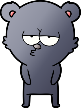 Orijinal ayı çizgi film çizeri