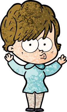 Orijinal karikatür balık karalama