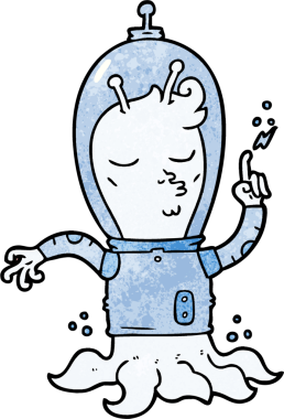 Orijinal karikatür balık karalama