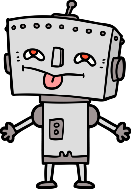 Orijinal karikatür balık karalama