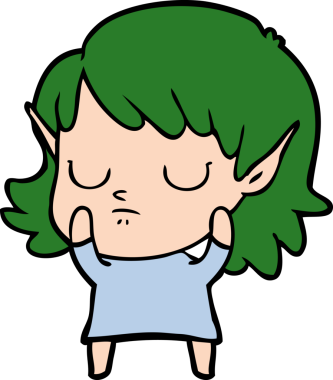 Orijinal elf kızı.