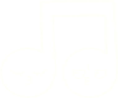 Orijinal Müzik Notaları Tebeşir Çizimi