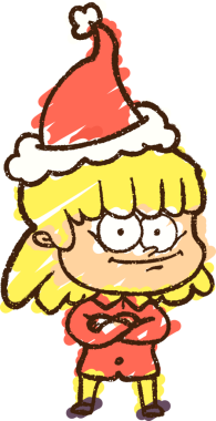 Orijinal Noel Kadını Tebeşir Çizimi