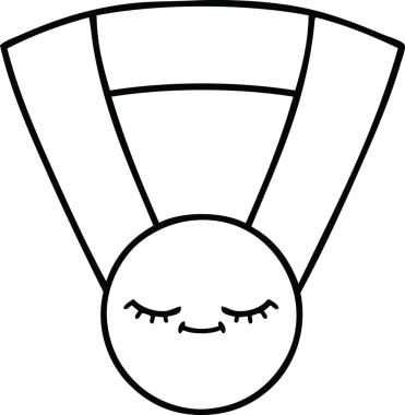 Altın madalyanın orijinal çizimi