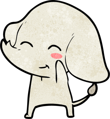 Orijinal şirin çizgi film fili