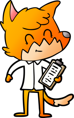 Orijinal çizgi film dost tilki yöneticisi