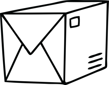 Orijinal çizgi film paketi çizimi