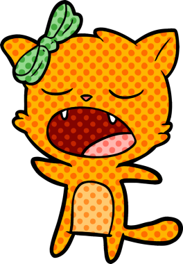 Şarkı söyleyen orijinal çizgi film kedisi