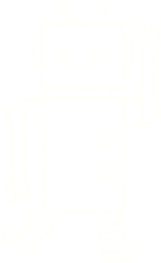 Orijinal Çılgın Robot Tebeşiri Çizimi