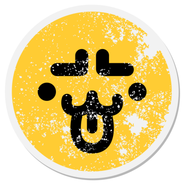 Kaş dairesi olan orijinal bir hayvan.