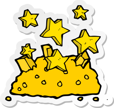 Çizgi film yığınının orijinal etiketi.