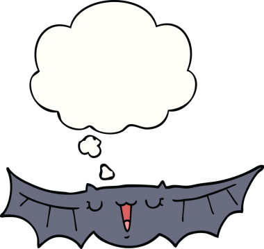 Düşünce baloncuklu orijinal çizgi film sopası