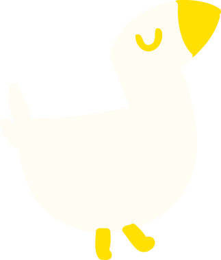 Bir insan tarafından çizilmiş orjinal çiftlik kuşu