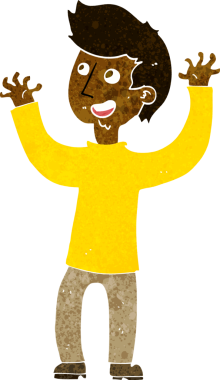 Orijinal mutlu adam çizgi filmi.