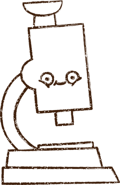 Orijinal Mikroskop Kömür Çizimi