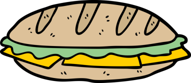 Orijinal çizgi film satranç sandviçi