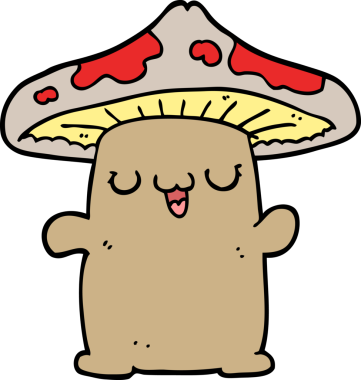 Orijinal mantar yaratığı.