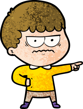 Orijinal mutlu adam çizgi filmi.