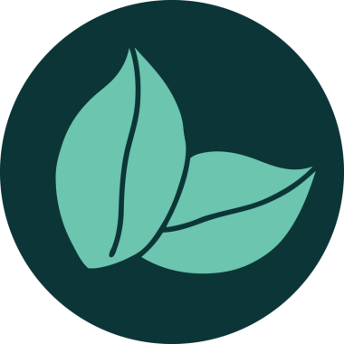 Yaprakların orijinal ikonik dövme şekli