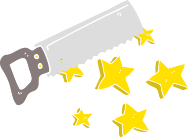 Testerenin orijinal düz renk çizimi