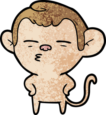 Orijinal şüpheli maymun çizgi filmi