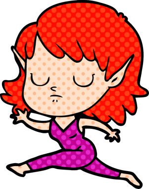 Orijinal elf kızı.