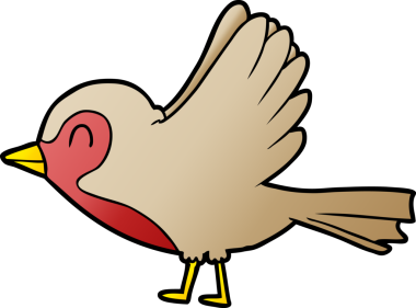 Orijinal çizgi film Robin uçuyor.