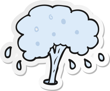 Çizgi film su oluğunun orijinal etiketi.