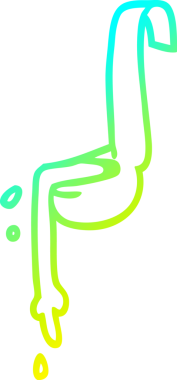 Bir yemek kepçesinin orijinal soğuk gradyan çizimi