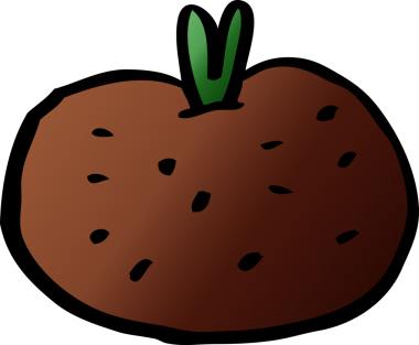 Orijinal karikatür karalama domates