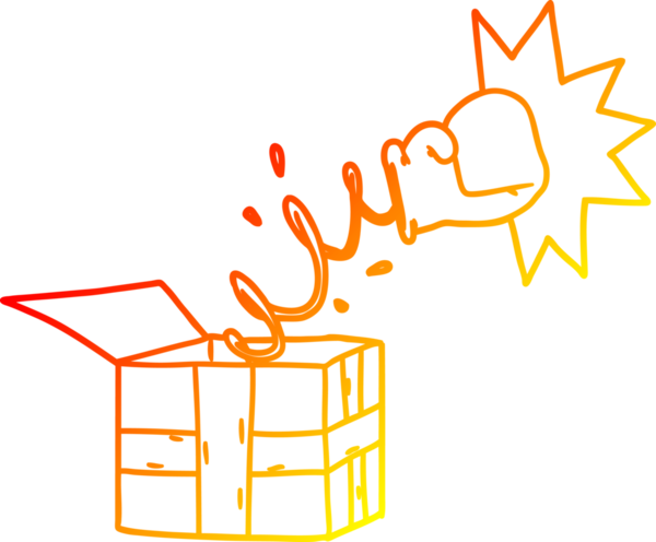 Boks eldiveni ile hediye edilen bir numaranın orjinal sıcak eğimli çizimi