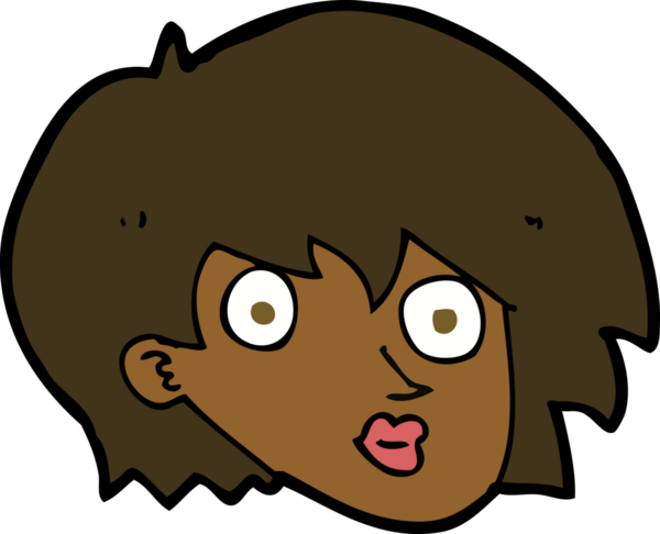 Orijinal çizgi film kadın yüzünü şaşırttı