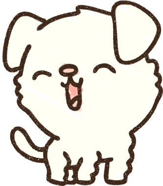 Orijinal Şirin Köpek Tebeşiri Çizimi