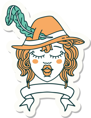 Sancaklı, şarkı söyleyen bir ozanın orijinal çıkartması.